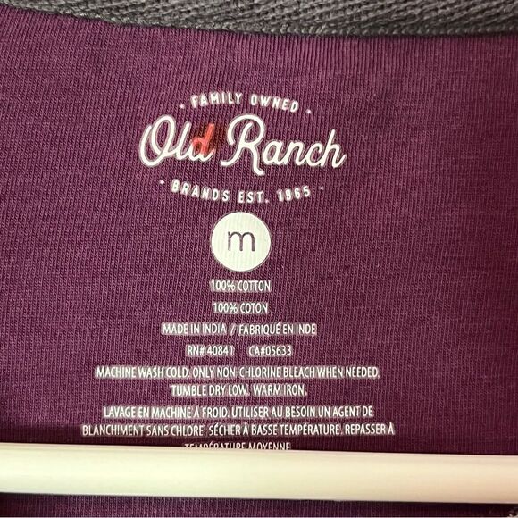 OLD Ranch 1/4 Zip Pullover Sweatshirt Aztec Top Women's Size M - Picture 4 of 4